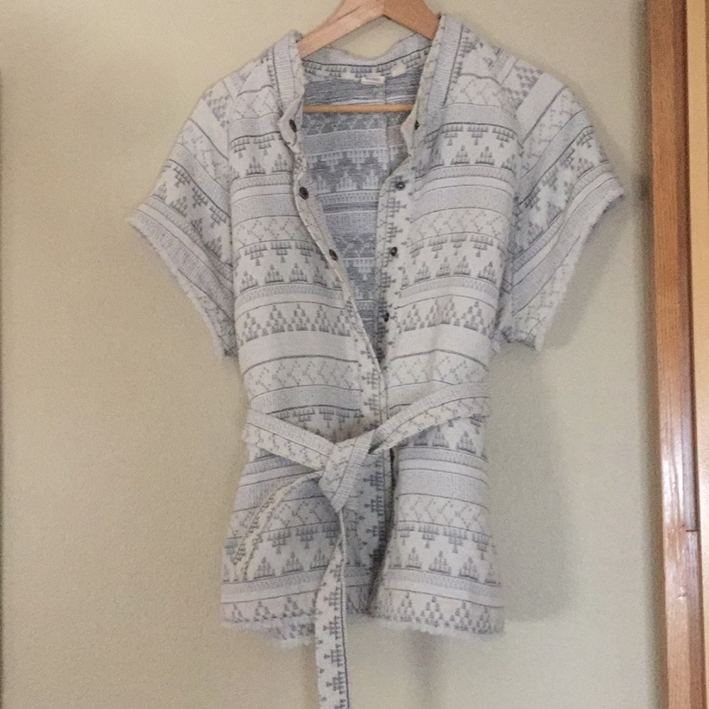 Linen Grey vest / Jacket